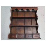 Wall Mount Plate Shelf (needs repair)