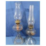 2 Vintage Oil Lamps