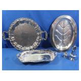 Silverplate Entertaining Dishes