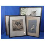 4 Framed Art Prints