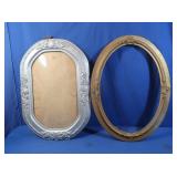 2 Oval Frames-1 w/o glass