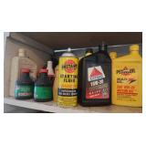 Oil, 2-cycle Oil, Dry Gas, Power Steering Fluid &