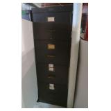 Vintage Vandorn Metal Filing Cabinet 18x26x53"
