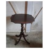 Antique Side Table 21" square top, 26"H