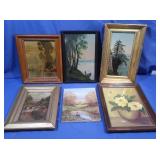 Frames w/Artwork-some canvas