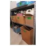 Metal Shelving Unit 36x12x31.5"(NO CONTENTS)