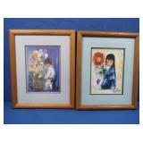 2 Framed Ted Degrazia Prints