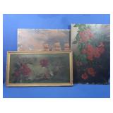 3 Antique Paintings