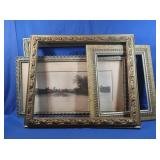 4 Lg Frames, 1 w/Picture