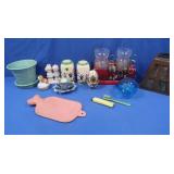 Precious Moments Figurine, Glass Fishing Float,