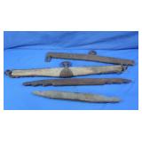 Vintage Double Oxen Trees Pieces