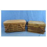 Picnic Baskets-Wood, Metal