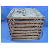 Vintage Wooden Crate w/Lid