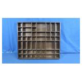 Wood Miniature Shelf Display