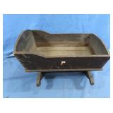 Wooden Doll Cradle