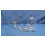 Indiana Glass Pedestal Cake Plate & more