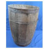 Vintage Wooden Barrel