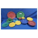 Vintage Homer Laughlin Harlequin Dishes