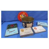 Metal Cigarette Tins, 1983 Repro of Early Quaker