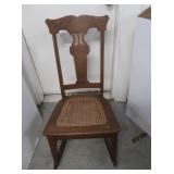 Cane Seat Rocking Chair 30x36"