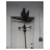 Metal Weather Vane w/Goose 92.5"H