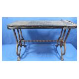 Piano/Vanity Bench (torn vinyl cover-needs