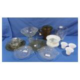 Reamer, Amber Pitcher, Milk Glass & more