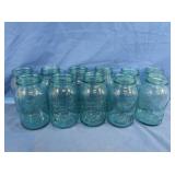 Antique Blue Moon Jars