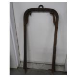 Antique Ashlando Iron Hay Trolley 40"