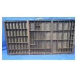 Wood Letter Type Drawer