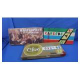 Vintage Games-Clue, Masterpiece, Careers