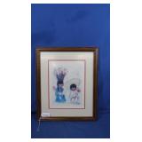 Framed Mercado Deninos Print by Ettore "Ted"