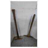 2 Antique Pick Axes