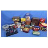 Asst Vintage Tins