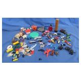 Asst Vintage Toys-Mini Cars, Snoopy, Cowboys &