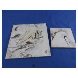 Decorated & Dipped Cement Pieces