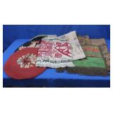 Round Hooked Rugs, Tapestries