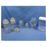 Metal & Plastic Canister, Apothecarey Jar