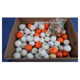 Practice Golf Balls (used), Tees, Ball Markers