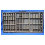 Wood Letter Type Drawer