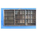 Wood Letter Type Drawer
