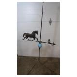 Antique Weathervane Fleur-de-lis Arrow, Fancy Ball