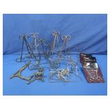 Metal Plate Holders, Easels, Displays