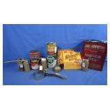 Vintage Metal Ware-Cans, Oilers, Oil Jugs & more