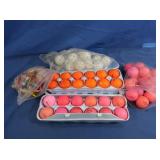 Practice Golf Balls (used), Tees, Ball Markers