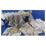 Crochet Linens, Embroidered Table Runner & more