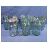 Blue Canning Jars