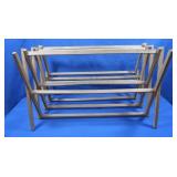 Wood Fold-out Clothing Rack