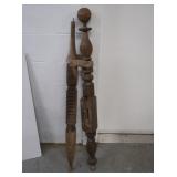 Primitive Wood Bed Post 4