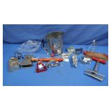 Vintage Kitchen Tools incl Red Handle Meat